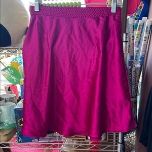 LOFT Fuchsia A-Line Skirt